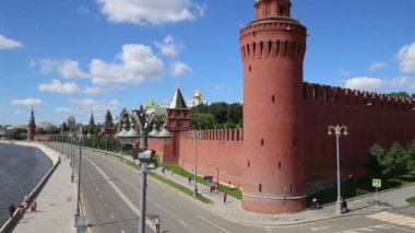 Kremlin, Moskova, Rusya - Moskova'nın en popüler görünümü görünümü 