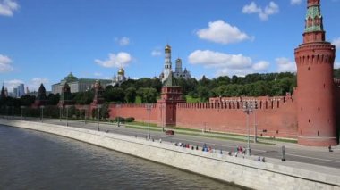 Kremlin, Moskova, Rusya - Moskova'nın en popüler görünümü görünümü 
