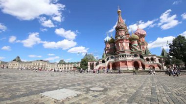 Saint Basil Katedrali (Tapınak, fesleğen mübarek), Kızıl Meydan, Moskova, Rusya Federasyonu  