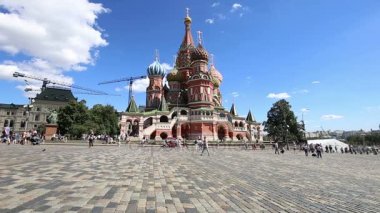 Saint Basil Katedrali (Tapınak, fesleğen mübarek), Kızıl Meydan, Moskova, Rusya Federasyonu  