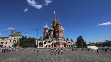 Saint Basil Katedrali (Tapınak, fesleğen mübarek), Kızıl Meydan, Moskova, Rusya Federasyonu  