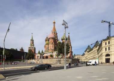 Saint Basil Katedrali (Tapınak, fesleğen mübarek), Kızıl Meydan, Moskova, Rusya Federasyonu 