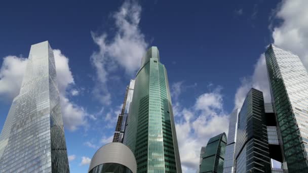 Wieżowce International Business Center (miasto), Moskwa, Rosja — Wideo stockowe