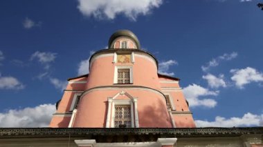 Donskoy Manastırı. Ortaçağ Rusya topraklarında kiliseler - manastır 1591 kurulan ve bir kale eskiden. Moscow, Rusya Federasyonu 