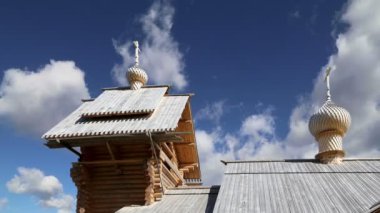 Modern ahşap Moskova ' churchin Ortodoks  