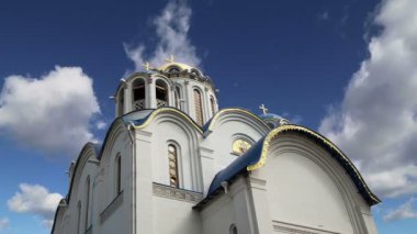 Yasenevo, Moskova, Rusya, Tanrının annesi korunması Kilisesi. Tapınağın 2009 yılında kurulmuş ve bağış ücretleri mal oldu 