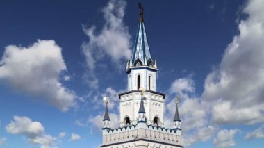  Izmailovsky Kremlin (Izmailovo Kremlin), Moskova, Rusya - müzeler, restoranlar, fuarlar ve piyasalar ve diğer birçok konumlar da dahil olmak üzere en renkli ve ilginç şehir yerlerinden biridir 