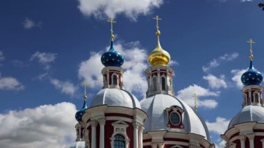 Barok Kilisesi, Saint Clement, Moskova, Rusya. Bu büyük dini kompleks 18. yüzyılda inşa edilmiş. 
