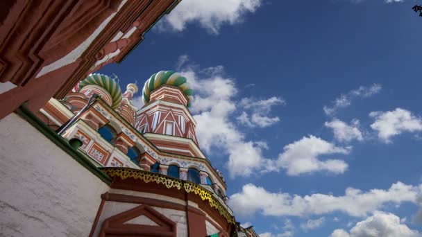 Catedral de San Basilio (Templo de Basilio el Bendito), Plaza Roja, Moscú, Rusia — Vídeos de Stock