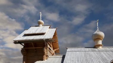 Modern ahşap Moskova ' churchin Ortodoks  