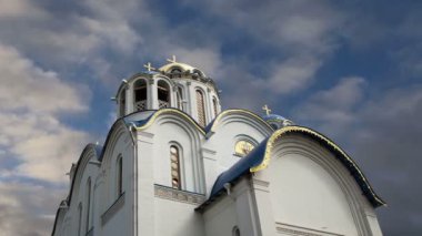 Yasenevo, Moskova, Rusya, Tanrının annesi korunması Kilisesi. Tapınağın 2009 yılında kurulmuş ve bağış ücretleri mal oldu 