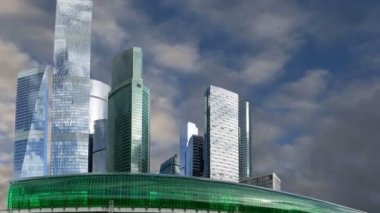 Moskova Merkezi daire - küçük halka, mm, veya Mk Mzd ve gökdelenler Uluslararası İş Merkezi (şehir), Rusya Federasyonu. Delovoy Tsentr tren istasyonu