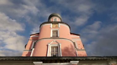 Donskoy Manastırı. Ortaçağ Rusya topraklarında kiliseler - manastır 1591 kurulan ve bir kale eskiden. Moscow, Rusya Federasyonu   