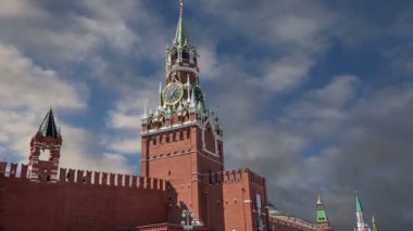 Kremlin, Moskova, Rusya - Moskova'nın en popüler görünümü görünümü