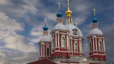 Barok Kilisesi, Saint Clement, Moskova, Rusya. Bu büyük dini kompleks 18. yüzyılda inşa edilmiş. 