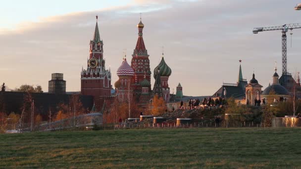 Catedral de San Basilio (Templo de Basilio el Bendito), Plaza Roja, Moscú, Rusia — Vídeos de Stock