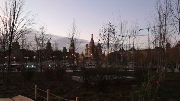 Catedral de San Basilio (Templo de Basilio el Bendito), Plaza Roja, Moscú, Rusia — Vídeos de Stock