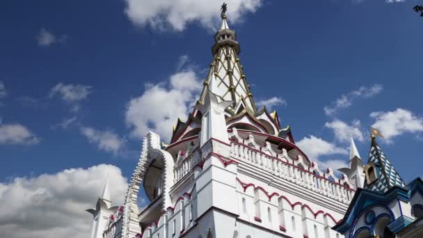 Izmailovsky Kremlin Kremlin Izmailovo Moscú Rusia Uno Los Monumentos Más — Vídeo de stock