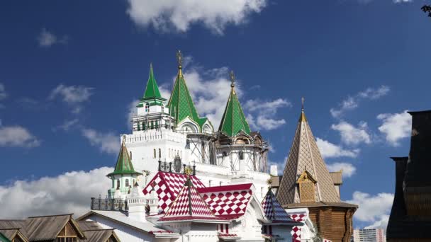 Izmailovsky Kremlin Kremlin Izmailovo Moscow Russia One Most Colorful Interesting — Stock Video