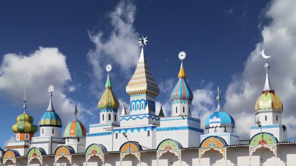 Izmailovsky Kremlin Kremlin Izmailovo Moskau Russland Ist Eines Der Farbenprächtigsten — Stockvideo