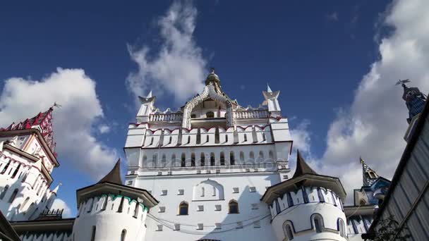 Izmailovsky Kremlin Kremlin Izmailovo Moscú Rusia Uno Los Monumentos Más — Vídeo de stock