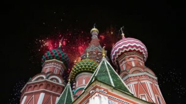 Şefaat, en kutsal Theotokos hendek (tapınak fesleğen mübarek) Tarih ve havai fişek, Kızıl Meydan, Moskova, Rusya katedral  