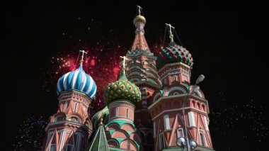 Şefaat, en kutsal Theotokos hendek (tapınak fesleğen mübarek) Tarih ve havai fişek, Kızıl Meydan, Moskova, Rusya katedral  