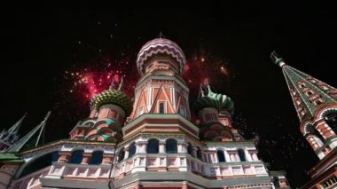 Şefaat, en kutsal Theotokos hendek (tapınak fesleğen mübarek) Tarih ve havai fişek, Kızıl Meydan, Moskova, Rusya katedral  