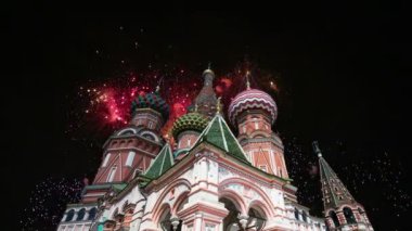 Şefaat, en kutsal Theotokos hendek (tapınak fesleğen mübarek) Tarih ve havai fişek, Kızıl Meydan, Moskova, Rusya katedral  