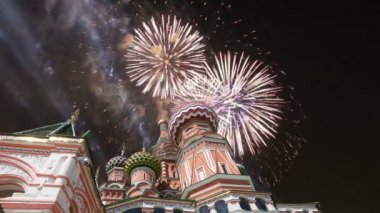 Şefaat, en kutsal Theotokos hendek (tapınak fesleğen mübarek) Tarih ve havai fişek, Kızıl Meydan, Moskova, Rusya katedral  