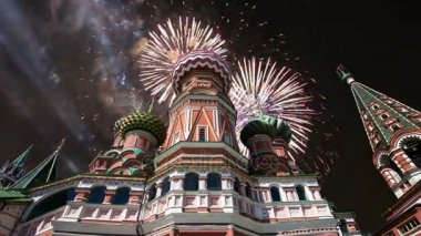 Şefaat, en kutsal Theotokos hendek (tapınak fesleğen mübarek) Tarih ve havai fişek, Kızıl Meydan, Moskova, Rusya katedral  