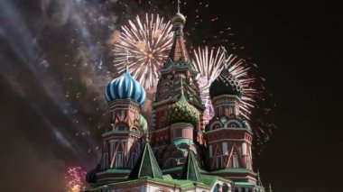 Şefaat, en kutsal Theotokos hendek (tapınak fesleğen mübarek) Tarih ve havai fişek, Kızıl Meydan, Moskova, Rusya katedral  