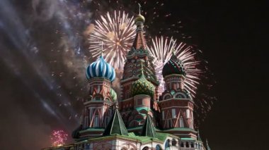 Şefaat, en kutsal Theotokos hendek (tapınak fesleğen mübarek) Tarih ve havai fişek, Kızıl Meydan, Moskova, Rusya katedral  