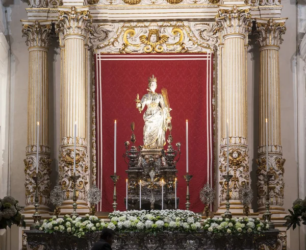 Katedra Syracuse Siracusa Sarausa Zabytkowe Miasto Sycylii Włochy — Zdjęcie stockowe