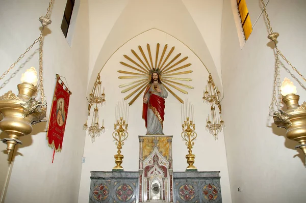 A l'intérieur de la cathédrale de Catane, droit à Sainte-Agathe, est un ch — Photo