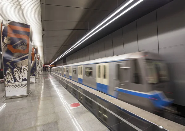 Minskaya Station Kalininsko Solntsevskaya Linjen Moskvas Tunnelbana Ryssland Det Öppnade — Stockfoto