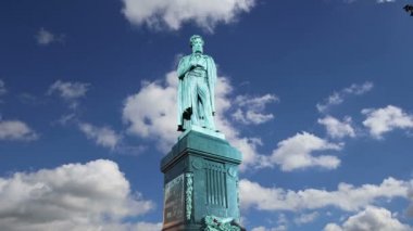 Pushkin, Moskova şehir merkezi anıt. Rusya 