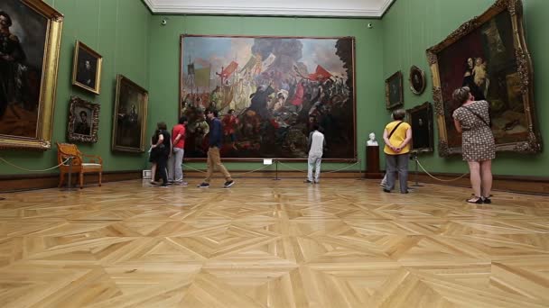 Moscú Rusia Junio 2019 Galería Estatal Tretyakov Una Galería Arte — Vídeo de stock