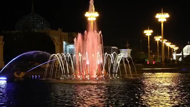 Fountain Friendship Nations 1951 Progetto Della Fontana Degli Architetti Topuridze — Video Stock