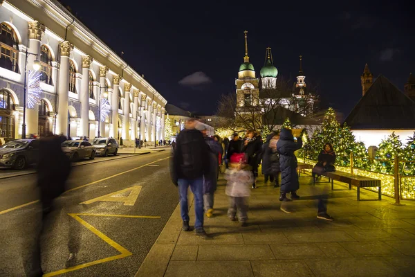 Moskva Rusko Ledna 2020 Katedrály Kostely Varvarce Nedaleko Rudého Náměstí — Stock fotografie