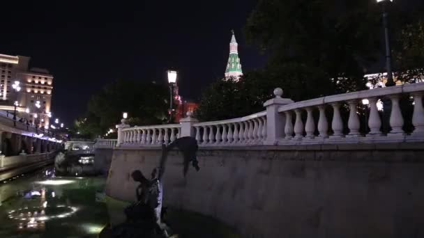 Moskova Rusya Eylül 2019 Kremlin Yakınlarındaki Alexander Garden Rus Masallarının — Stok video