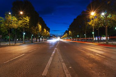 Champs-Elysees Bulvarı, Paris, Fransa  