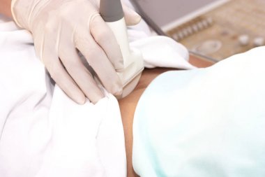 hamile kadın bir mide ile tarama