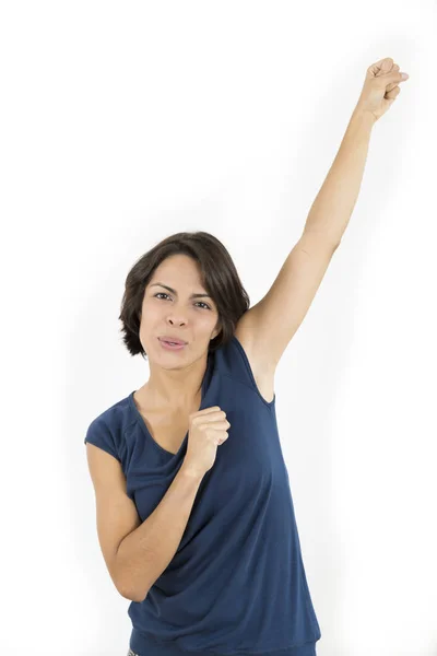 Attractive Young Happy Woman — Stock Photo, Image