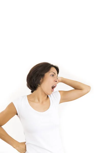 Tired Young Woman — Stock Photo, Image