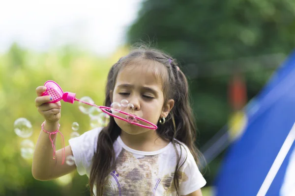 Happy Girl Playing — Stock Photo, Image