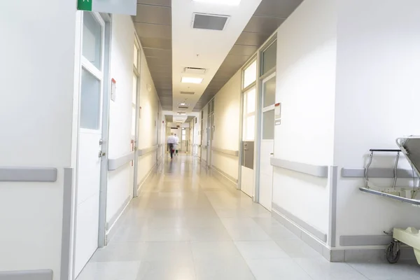 Intérieur Couloir Intérieur Hôpital Moderne Propre Rangé — Photo