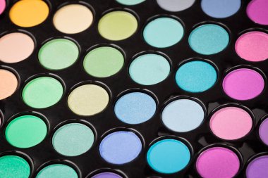 Kalıcı makyaj paleti closeup