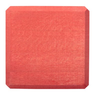 Beyaz üzerine kırmızı blok