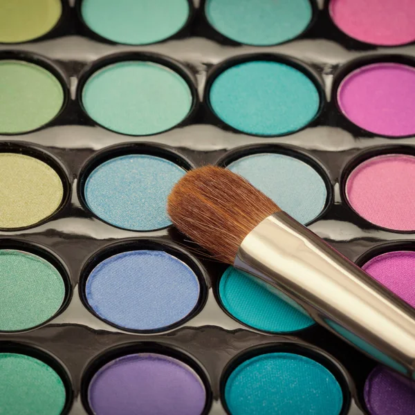 Närbild av makeup borste — Stockfoto